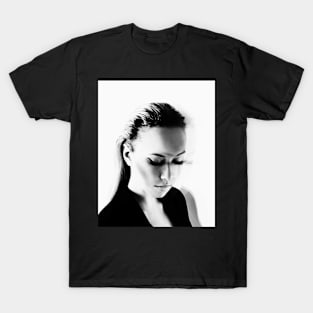 Woman, Girl, Lips print, Fashion art, Fashion print, Scandinavian art, Modern art, Wall art, Print, Minimalistic, Modern T-Shirt